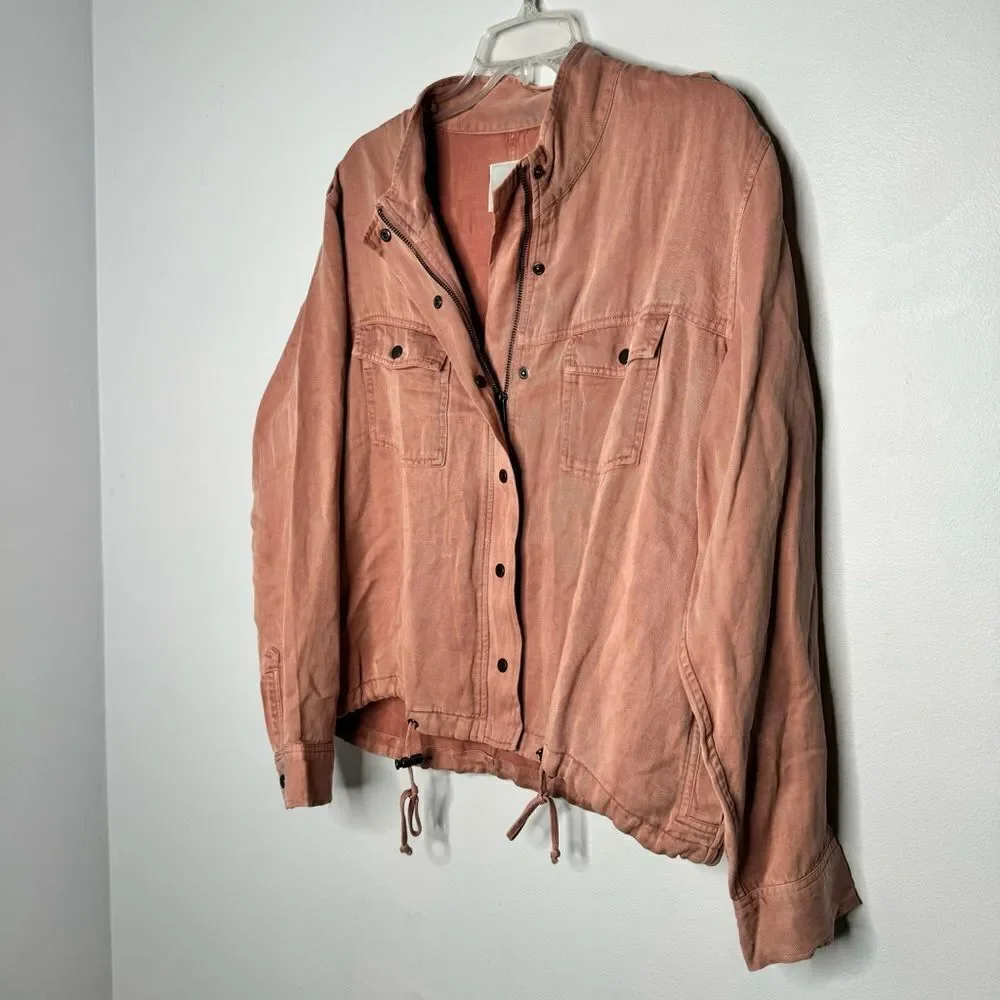Rails pink denim jacket size XL